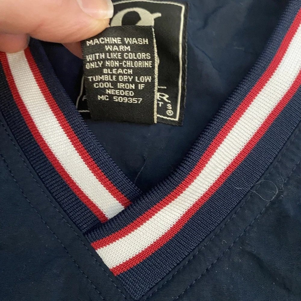 Kansas Jayhawks Gear For Sports Windbreaker Youth Large Blue  Pullover Vintage